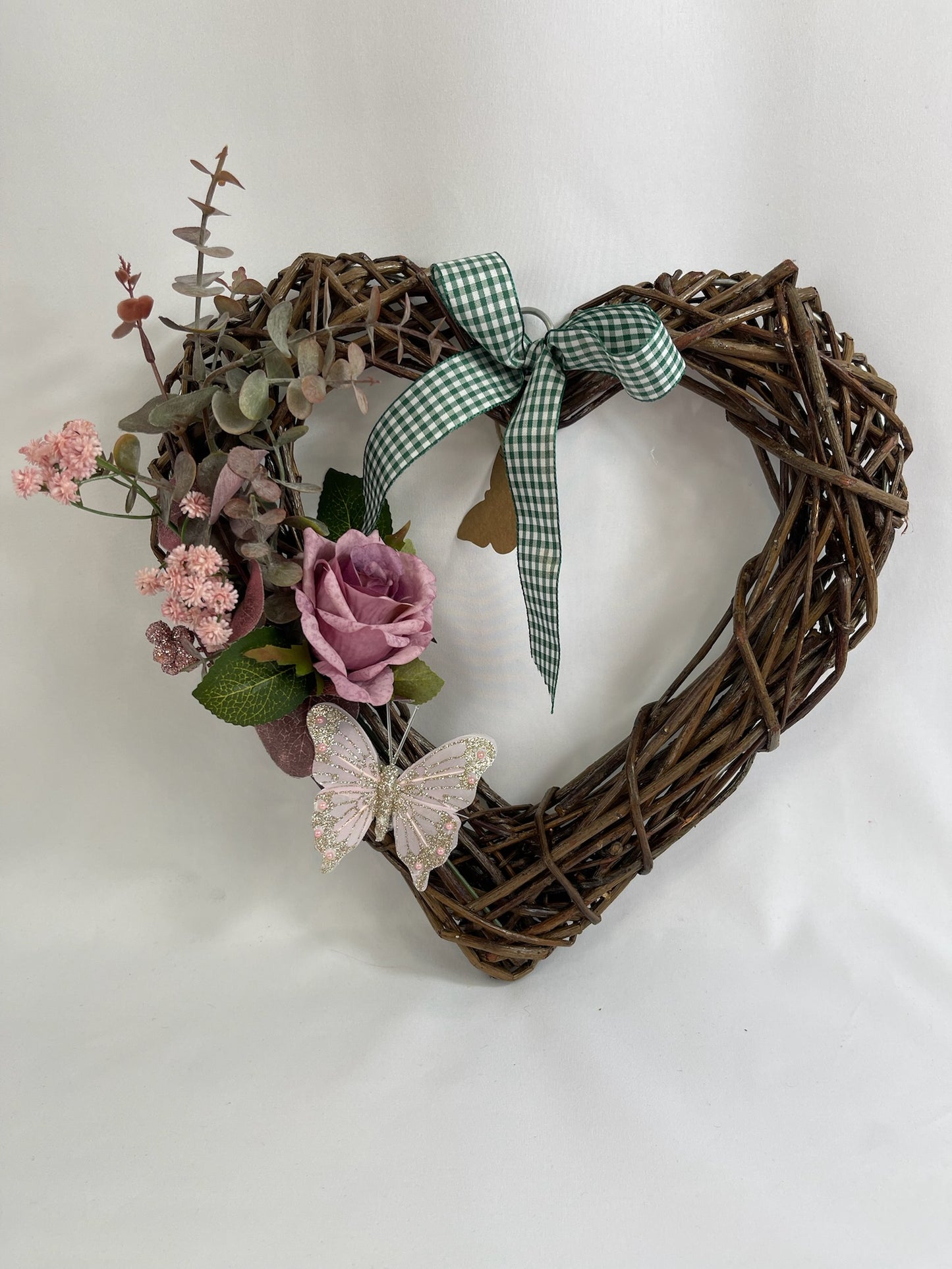 Large Country Heart Wreath - Handcrafted Rustic Charm