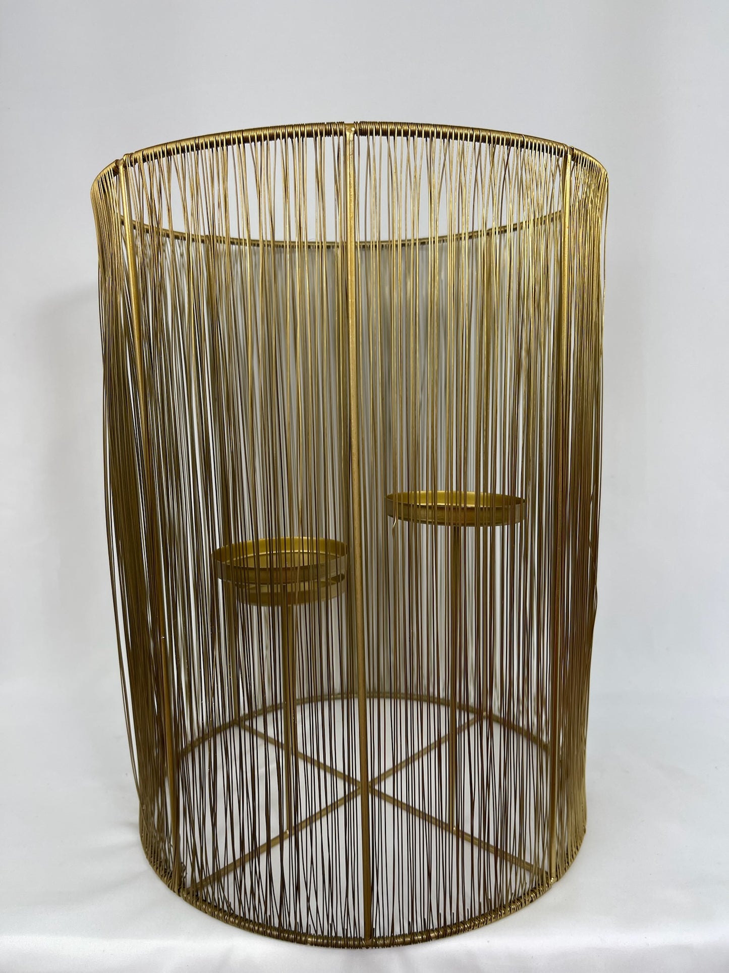 Portavelas Dorado Minimalista - Estilo y Sofisticación