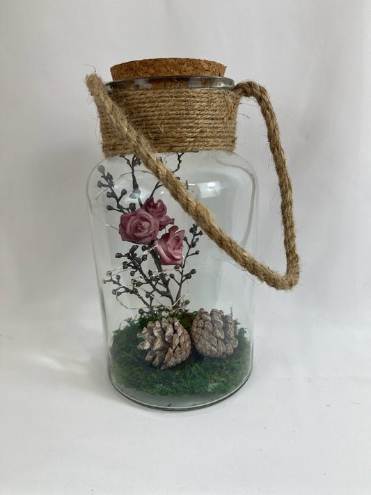 Rosa en Frasco - Naturaleza Encapsulada