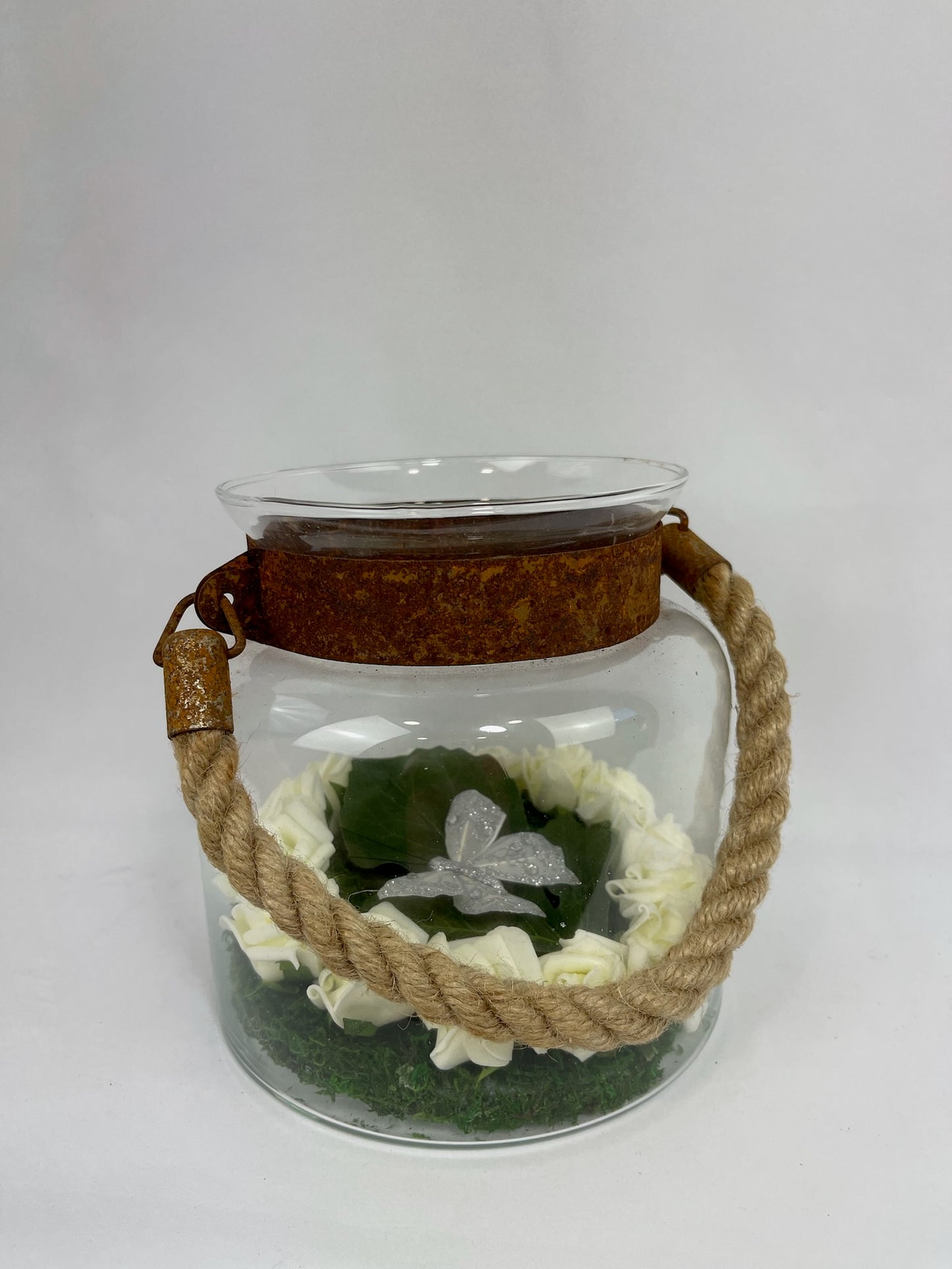 Jarrón Floral Rústica - Encanto Natural y Elegante